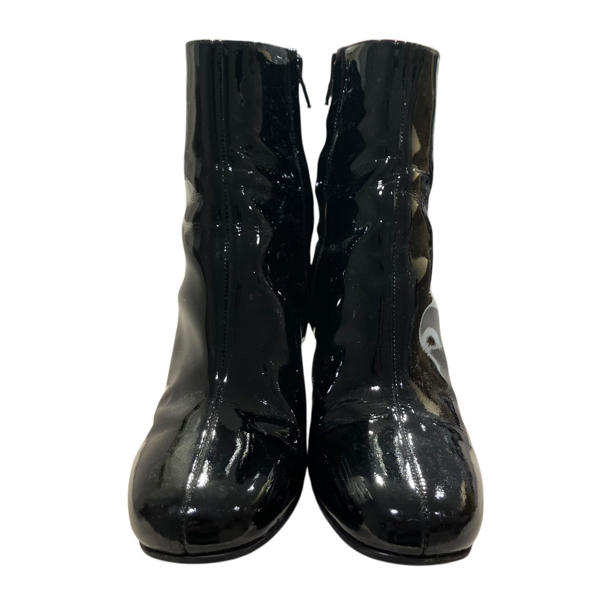 MARYAM NASSIR ZADEH AGNES BOOTエナメルブーツ 古着・中古-2枚目のアイテム画像