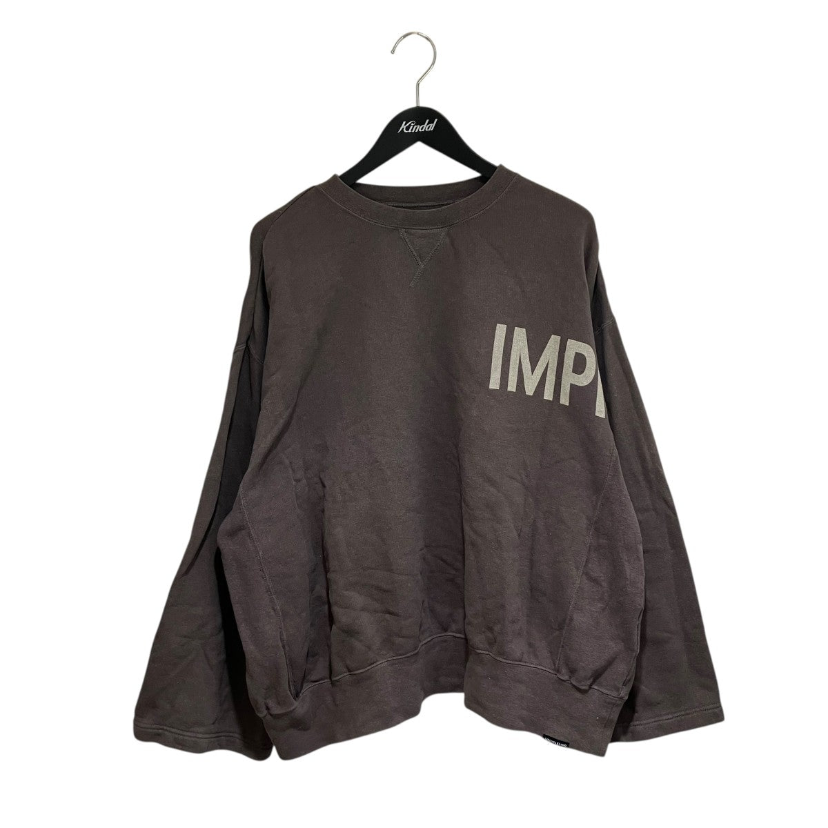 IMPISH 裏毛メッセージプルオーバートレーナー01233-1035