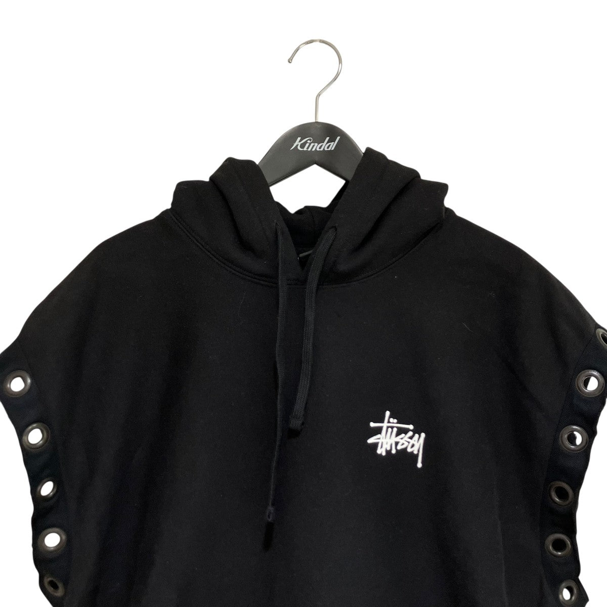 stussy×eYe COMME des GARCONS JUNYAWATANABE MAN スウェットパーカーカスタマイズベストWM-T909 古着・中古-3枚目のアイテム画像