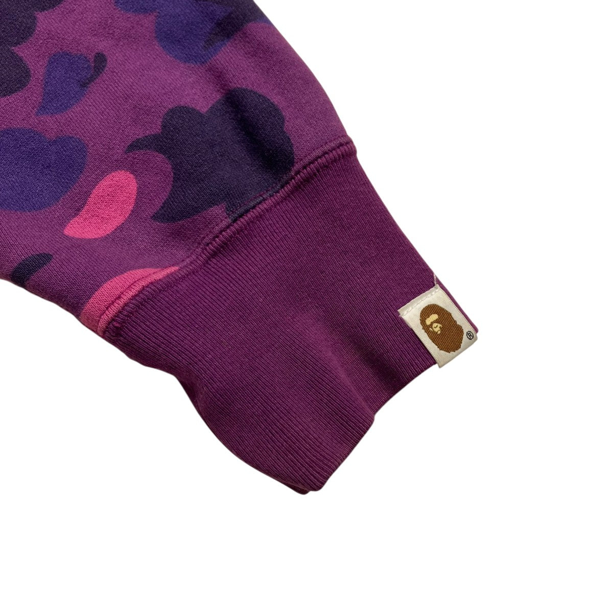 A BATHING APE COLOR CAMO SHARK FULL ZIP HOODIEジップパーカー001ZPI301021M 古着・中古-4枚目のアイテム画像