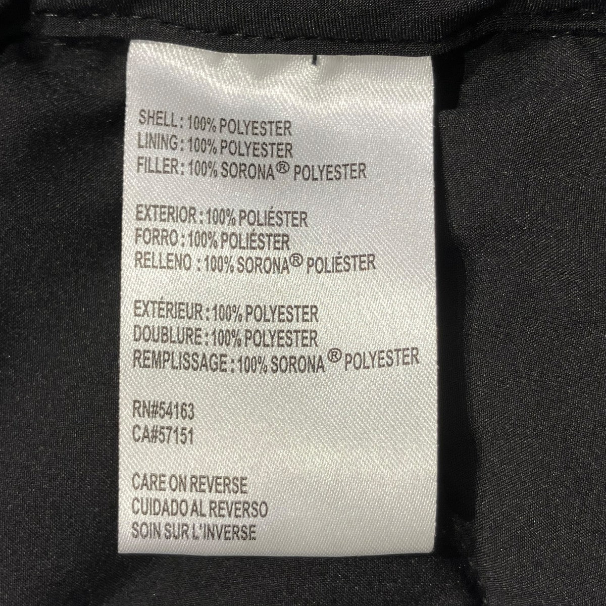 Calvin Klein フード フルジップ中綿ジャケットCW333974 古着・中古-7枚目のアイテム画像