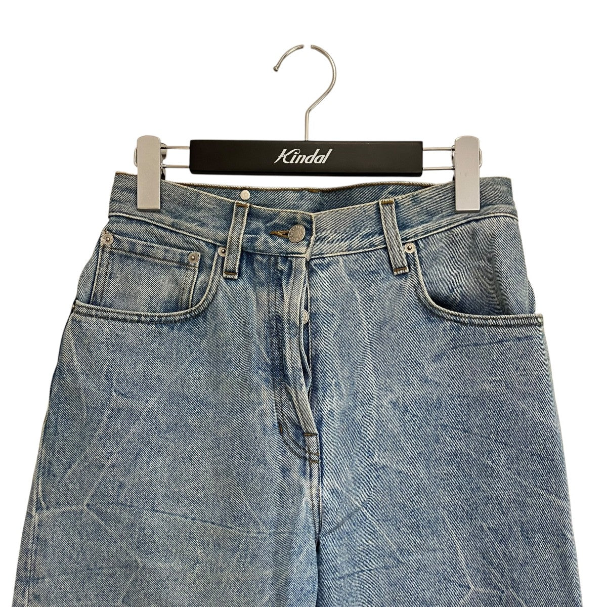 マーブルデニムデニムパンツ222-012404