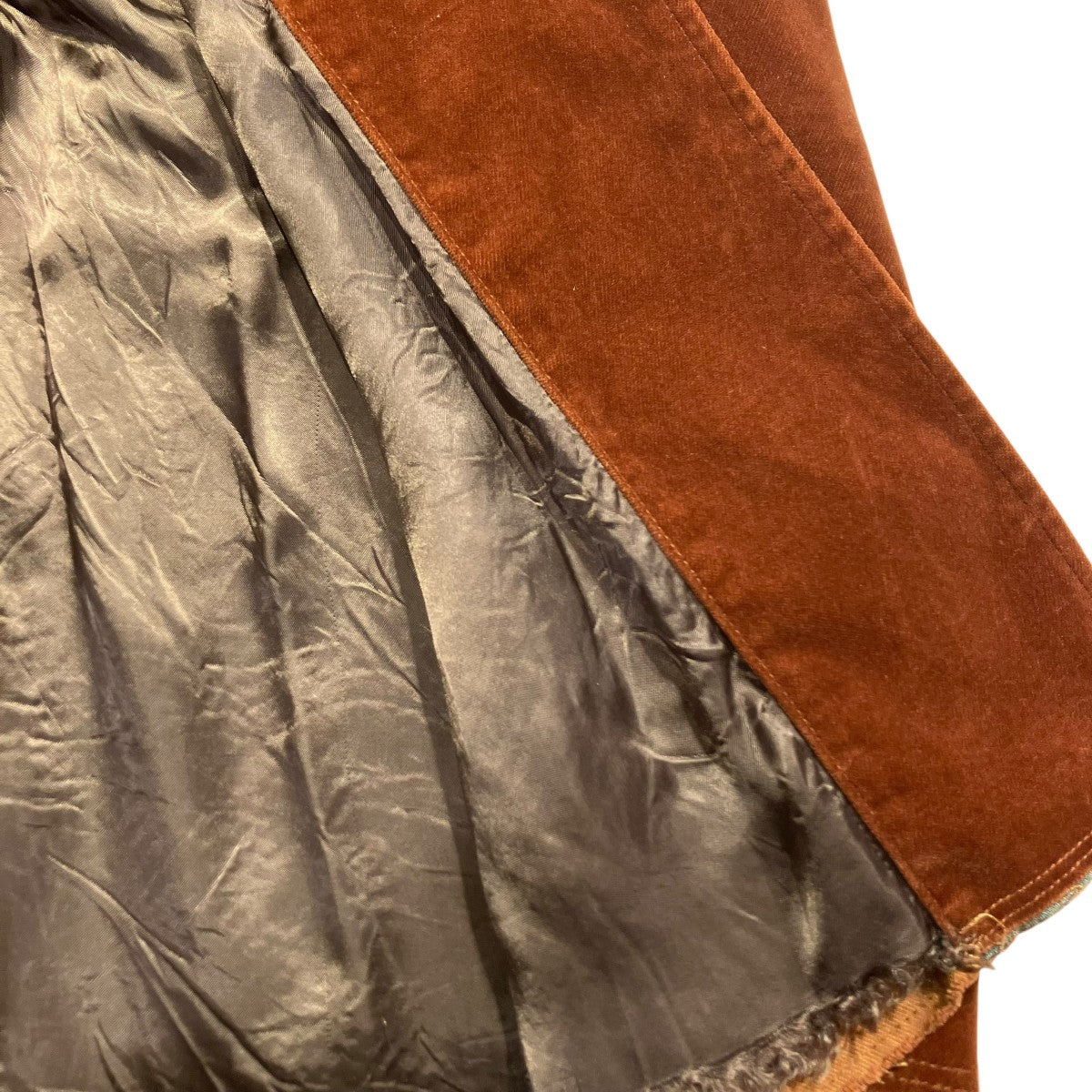 21AWCUT OF VELVET COATベロアコート21aw09co46