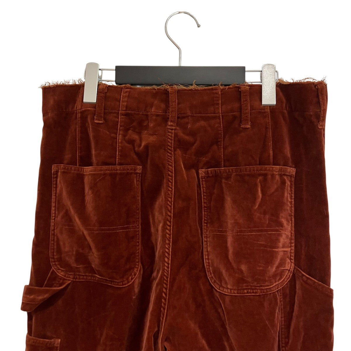 21awCUT OF VELVET PANTSベロアパンツ21AW09PT158