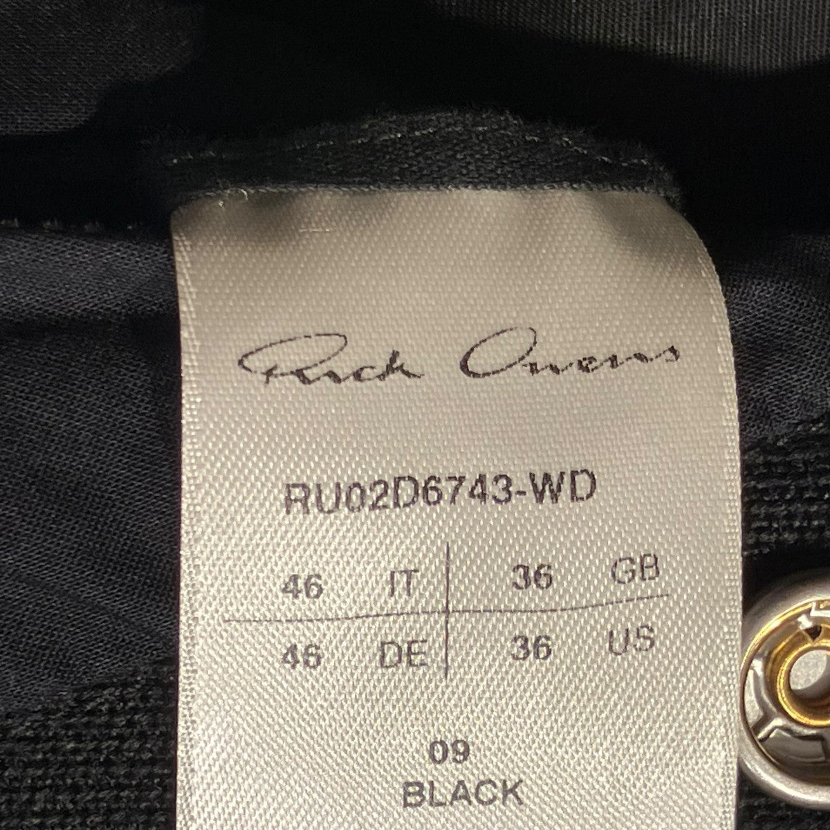 RICK OWENS Alice Strobe JacketジャケットRU02D6743-WD 古着・中古-5枚目のアイテム画像