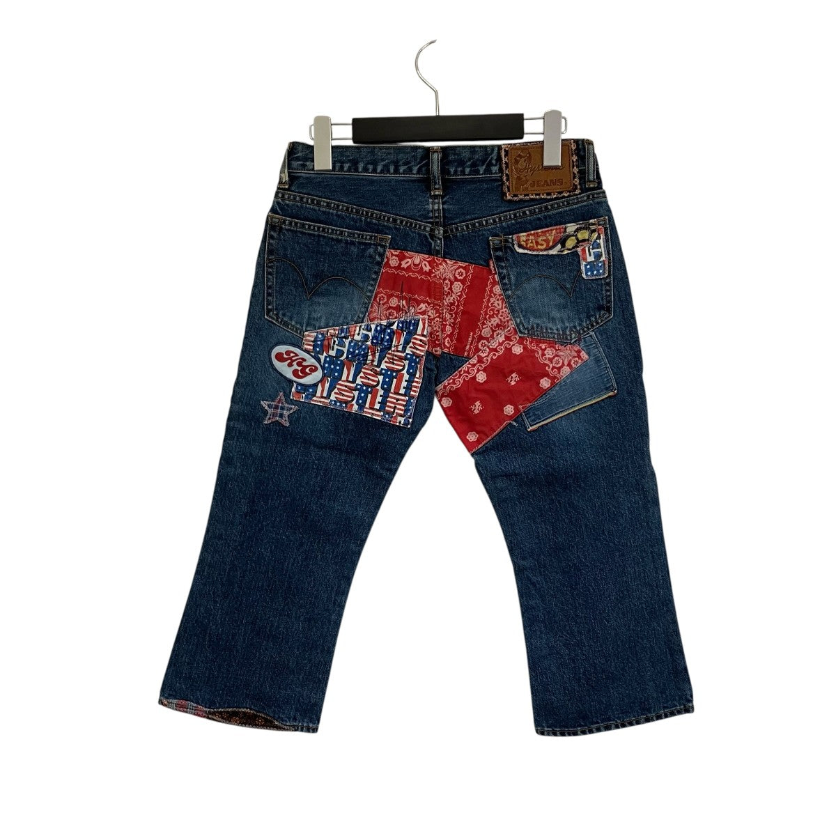 Hysteric Glamour パッチワーククロップドパンツデニムパンツ2AP-3353 古着・中古-2枚目のアイテム画像
