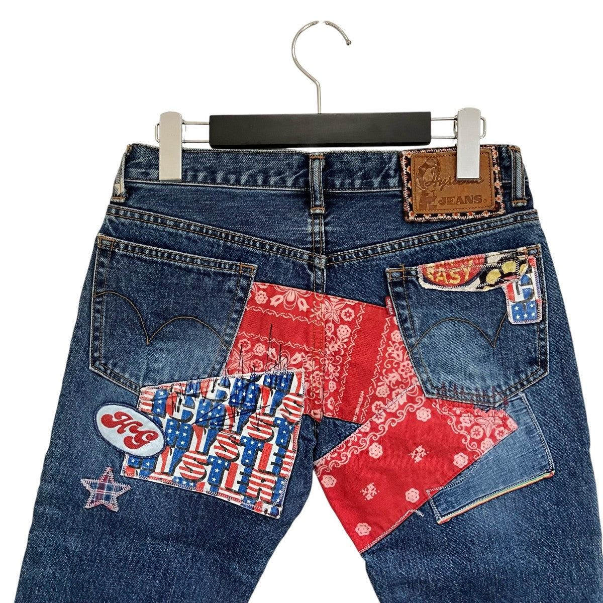 Hysteric Glamour パッチワーククロップドパンツデニムパンツ2AP-3353 古着・中古-4枚目のアイテム画像
