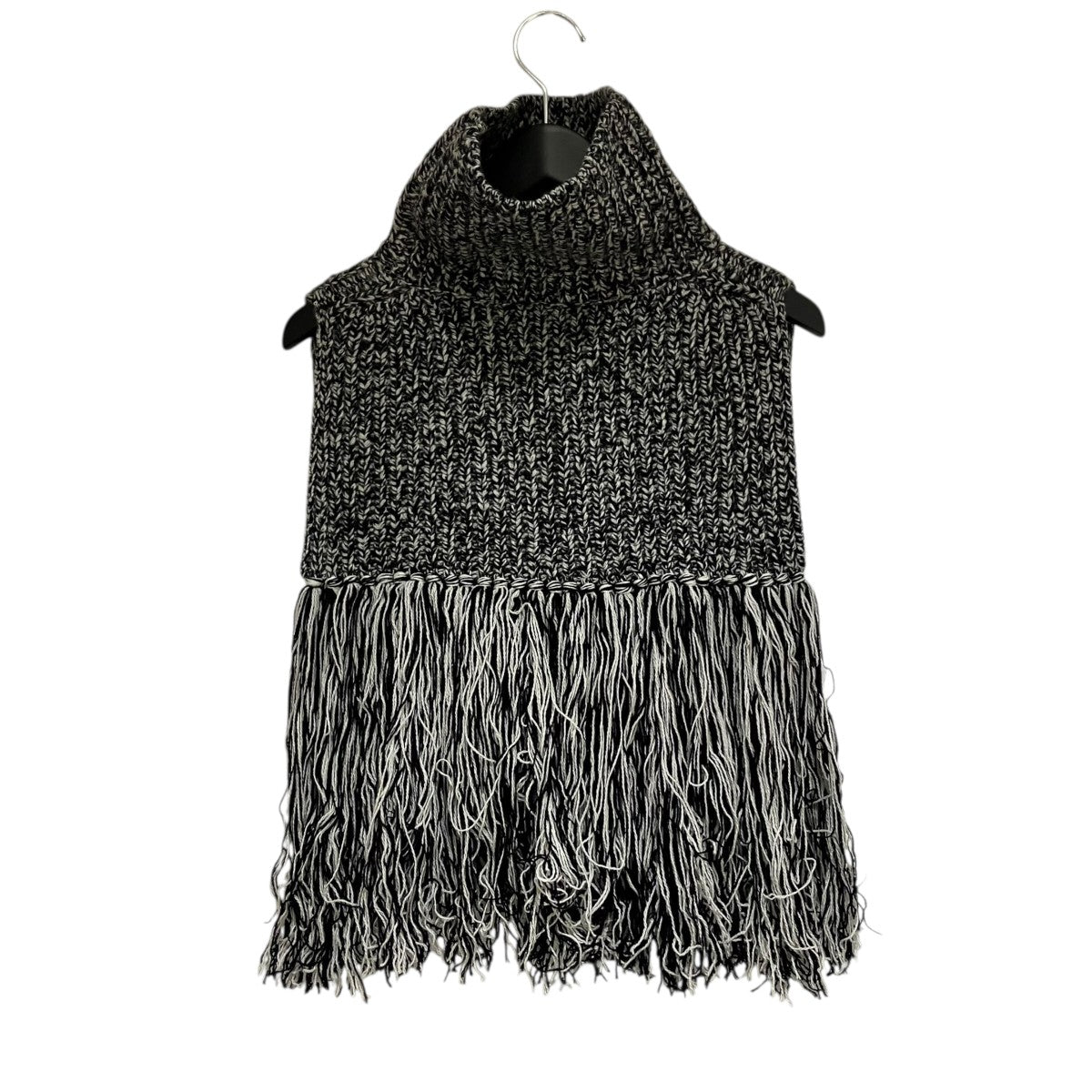 23AWRIBBED SWEATER NECK WARMERベスト232-11335