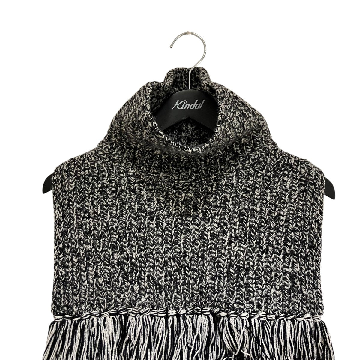 23AWRIBBED SWEATER NECK WARMERベスト232-11335