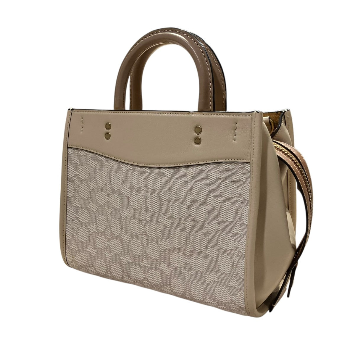 COACH ローグ 25 シグネチャー テキスタイル ジャカードバッグB2211-CA302 古着・中古-1枚目のアイテム画像