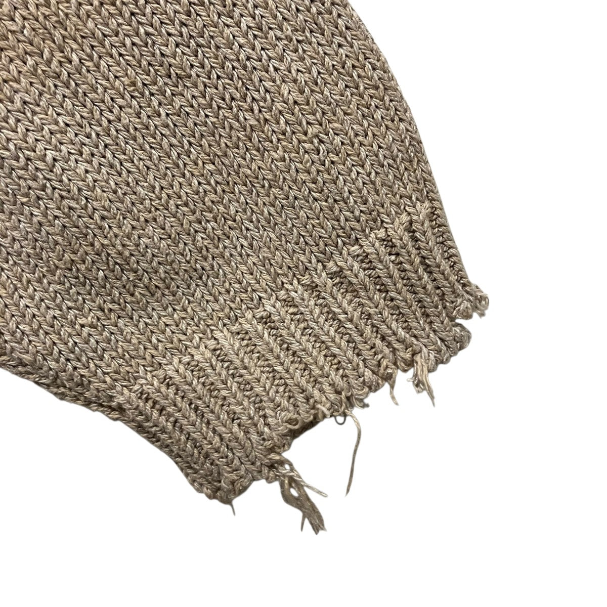 23SSコットンリネンダメージ加工ニットセーターS50GP0275