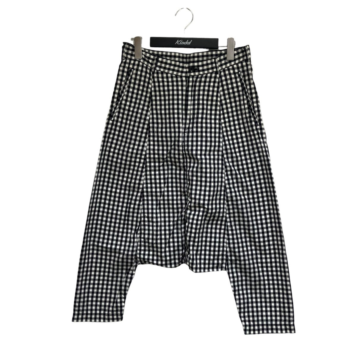 BLACK COMME des GARCONS チェックサルエルパンツ1C-P018 古着・中古-1枚目のアイテム画像
