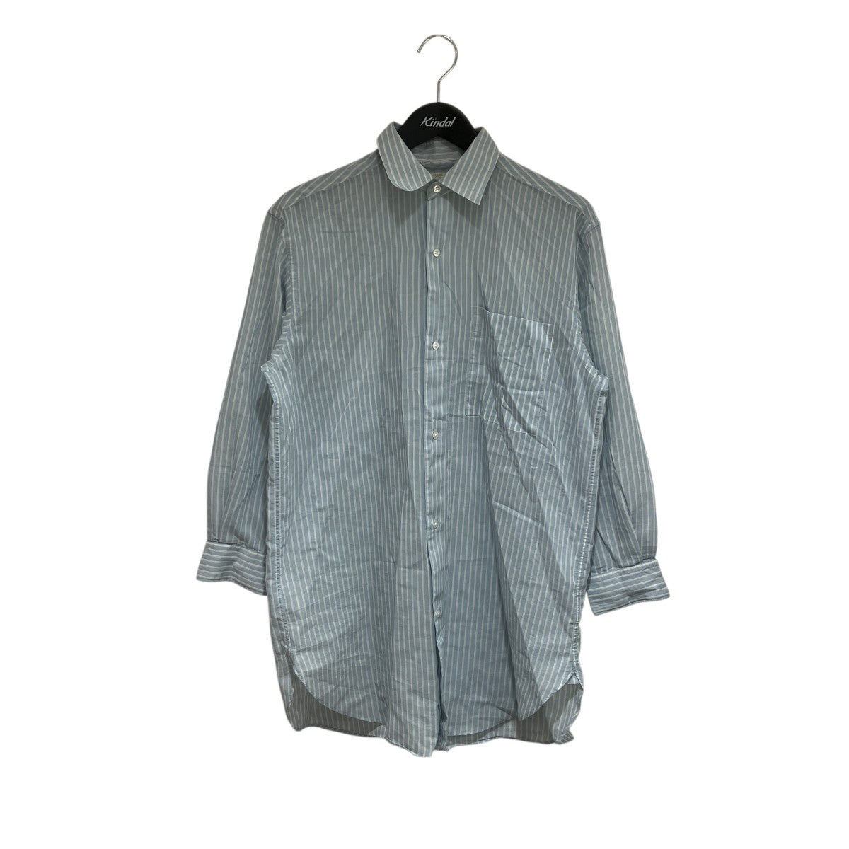 blurhms 23SSStripe Pajamas Jacket長袖シャツBHSW23S115 古着・中古-1枚目のアイテム画像
