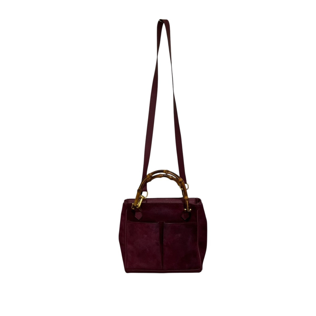 GUCCI(グッチ) バンブースウェード2WAYバッグ000-122-0316 000-122