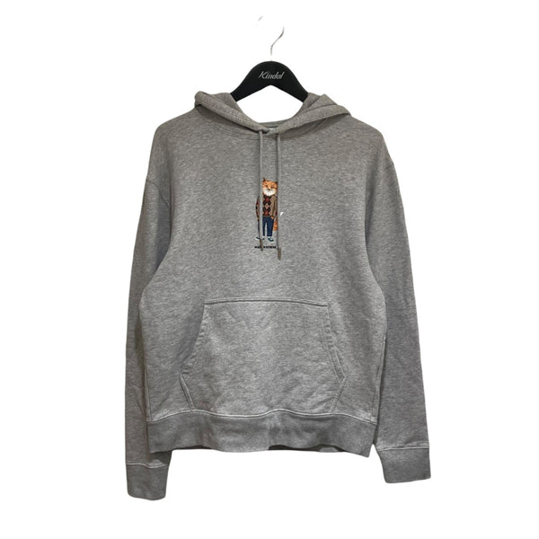 【姫路東店】 中古 MAISON KITSUNE | メゾンキツネ パーカー Dressed Fox Regular Hoodie LM00304KM0001 グレー サイズ：L 【108】 MAISON KITSUNE(メゾンキツネ) Dressed Fox フーディ長袖パーカー