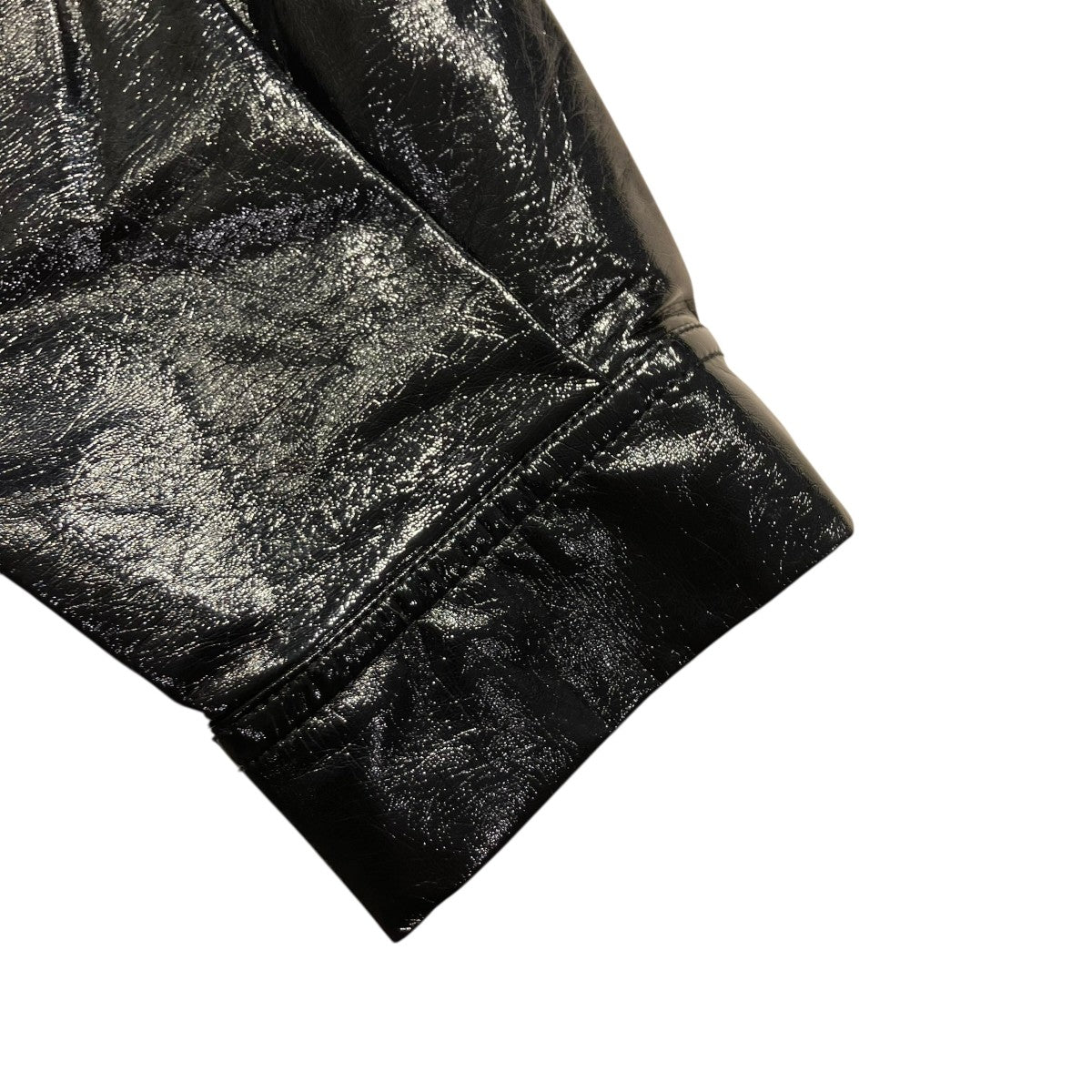 RAY BEAMS パテント フェイクレザー コート61-19-0004-370 古着・中古-4枚目のアイテム画像