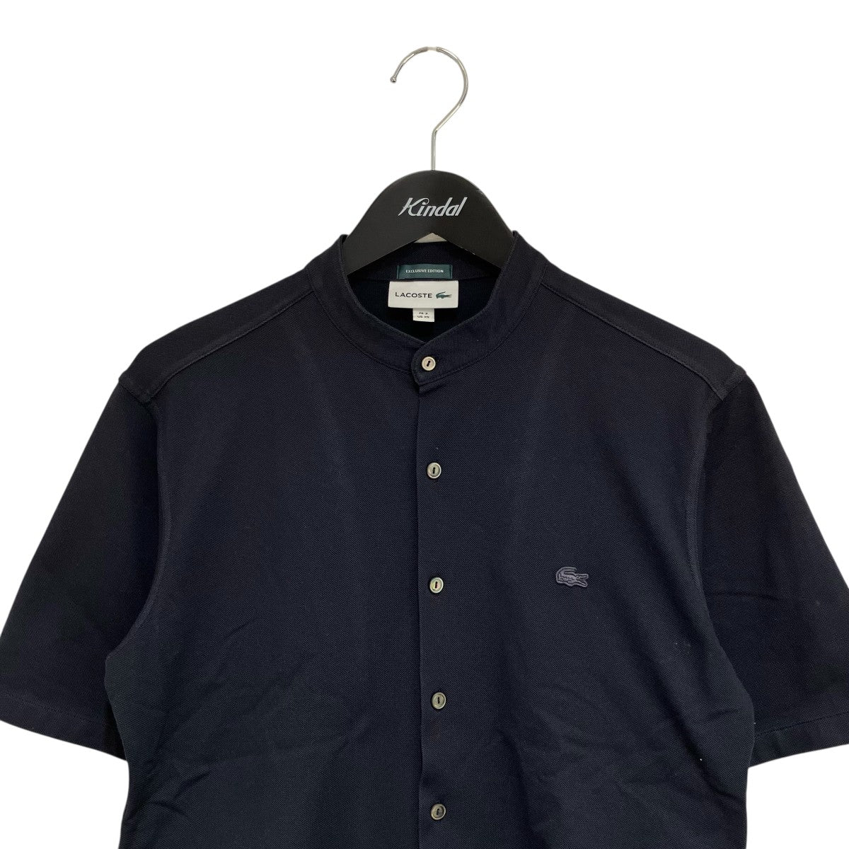 LACOSTE(ラコステ) EDIFICE別注 バンドカラー フルオープン半袖