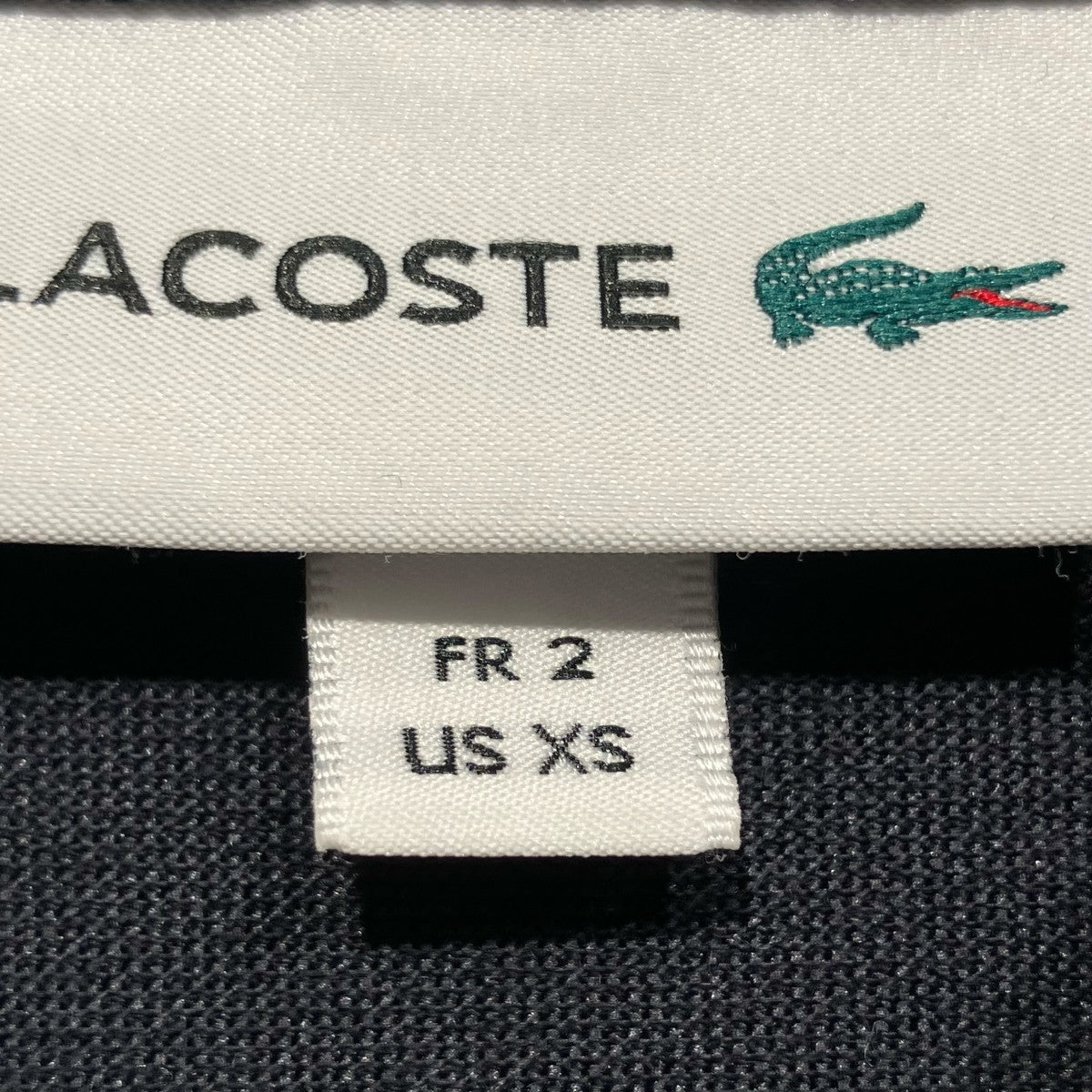 LACOSTE EDIFICE別注 バンドカラー フルオープン半袖ポロシャツCH100PL 古着・中古-7枚目のアイテム画像