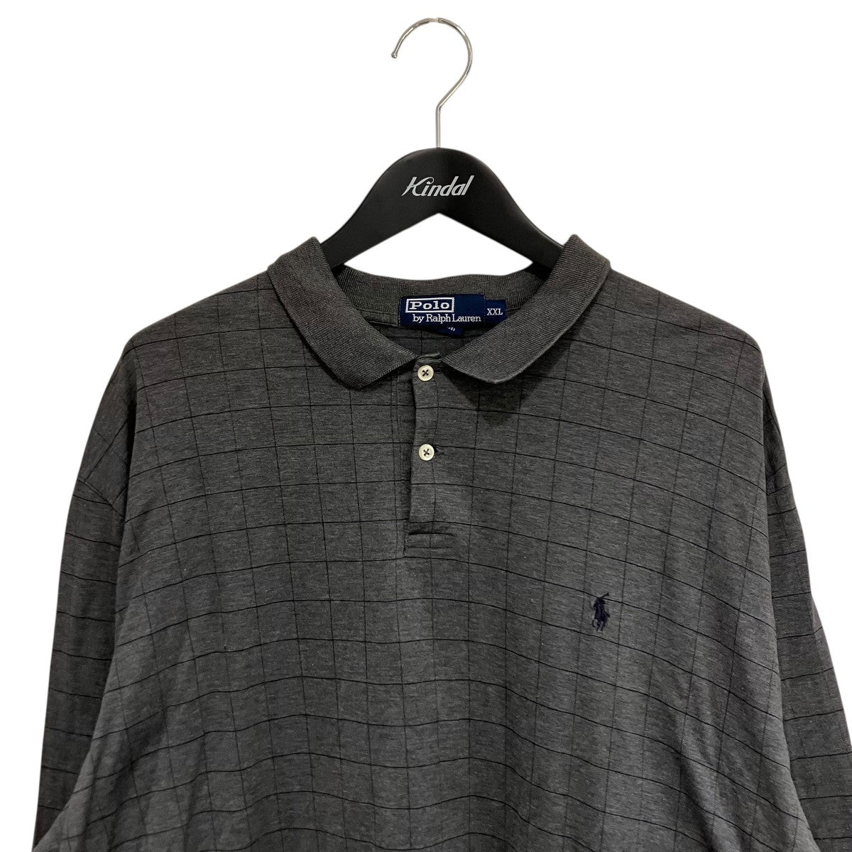 POLO RALPH LAUREN 90S長袖ポロシャツ 古着・中古-3枚目のアイテム画像