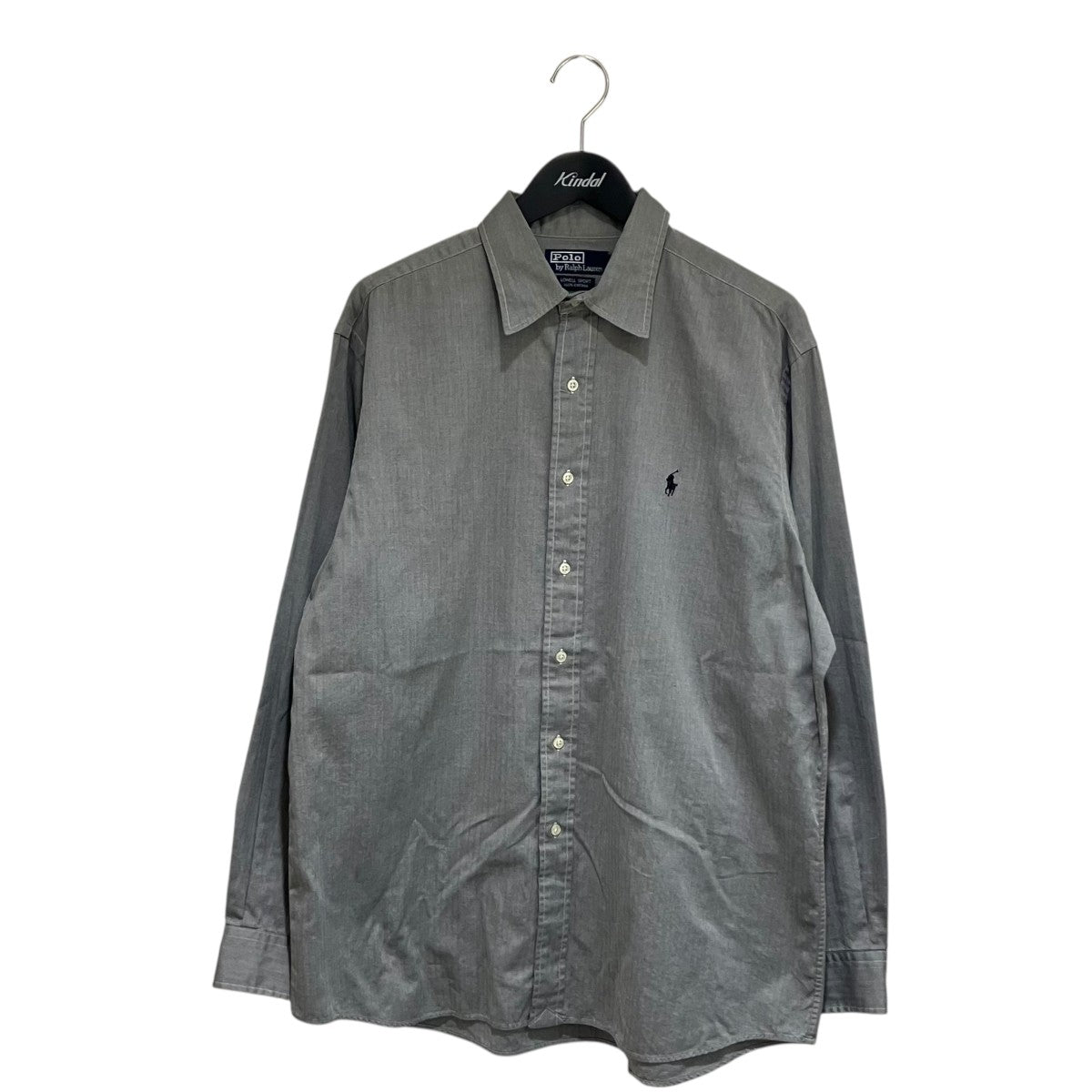 POLO RALPH LAUREN(ポロラルフローレン) 90S長袖シャツ グレー サイズ