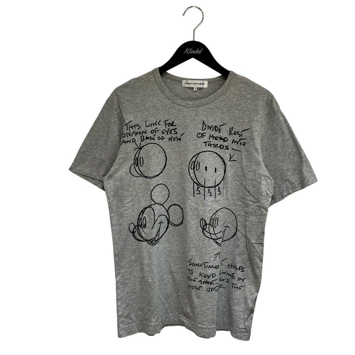 COMME des GARCONS SHIRT 半袖TシャツW21104 古着・中古-1枚目のアイテム画像