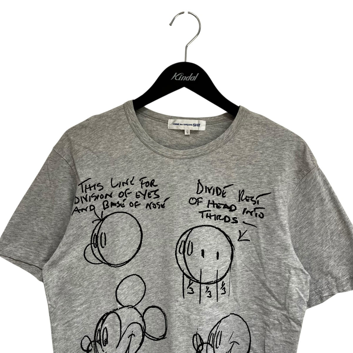 COMME des GARCONS SHIRT 半袖TシャツW21104 古着・中古-3枚目のアイテム画像