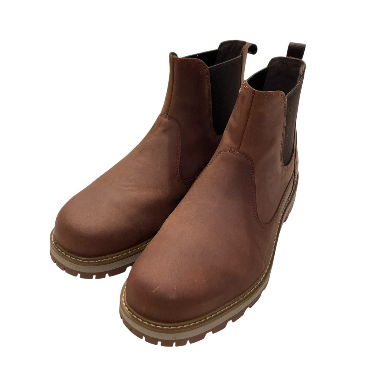 Timberland ブリットン ロード ミッド RUST FULL GRAINサイドゴアブーツTB0A6A4WEM6 古着・中古-1枚目のアイテム画像
