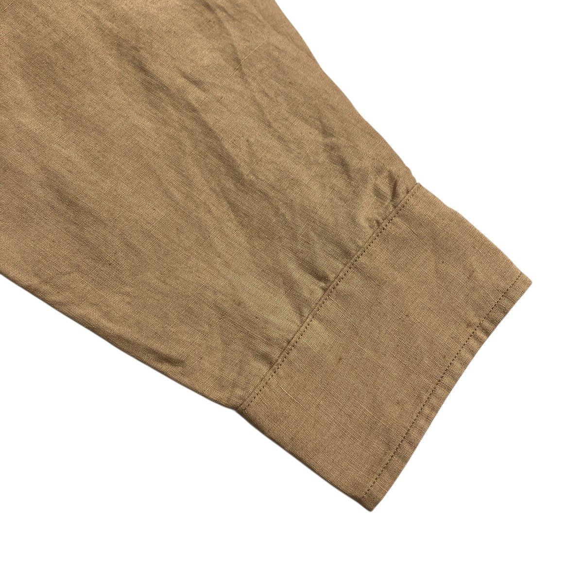 PHIGVEL MAKERS LINEN PULLOVER SHIRTバンドカラーシャツPMAJ-LS04 古着・中古-4枚目のアイテム画像