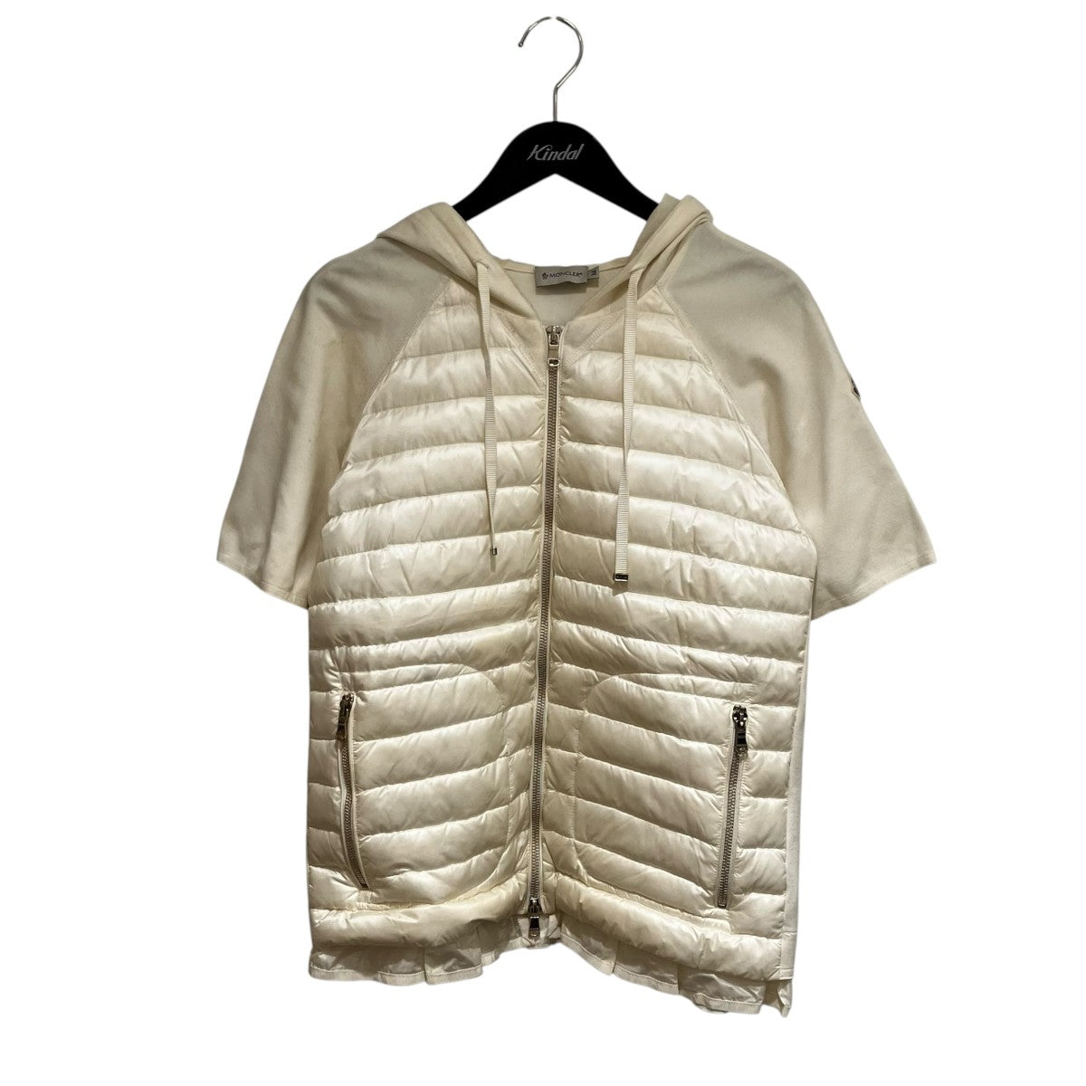 MONCLER MAGLIA CARDIGAN MANICA CORTA半袖パーカー151-093-84896-00 古着・中古-1枚目のアイテム画像