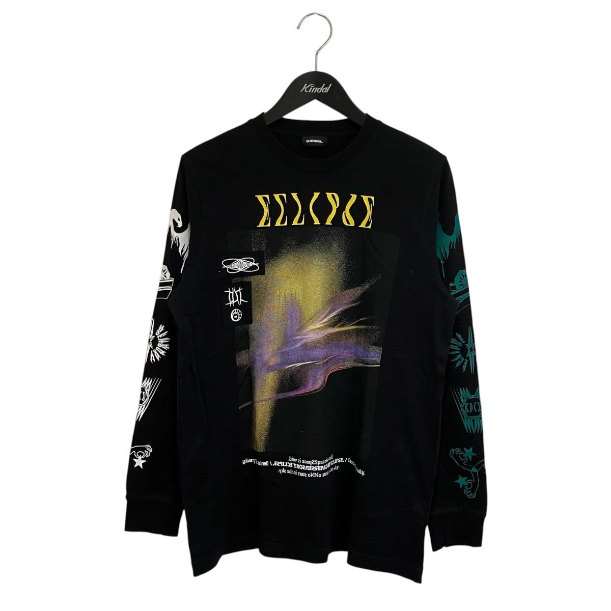DIESEL 長袖TシャツT-JUST-LS-A3 古着・中古-1枚目のアイテム画像