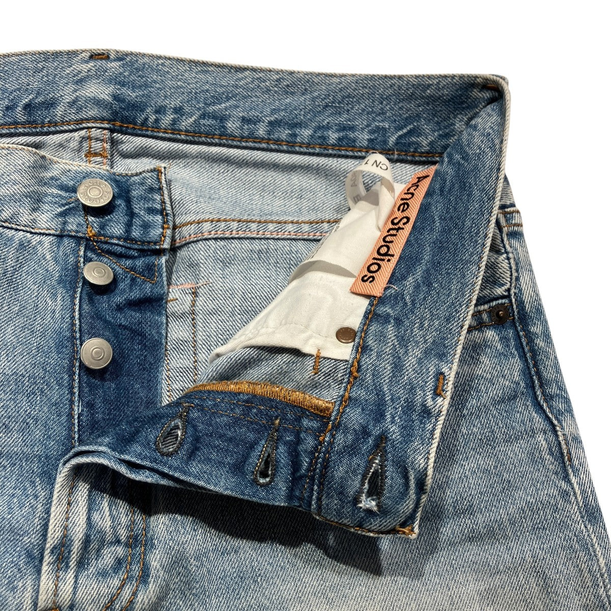 ACNE STUDIOS 2021M ルーズブーツカットジーンズデニムパンツB00230 古着・中古-5枚目のアイテム画像