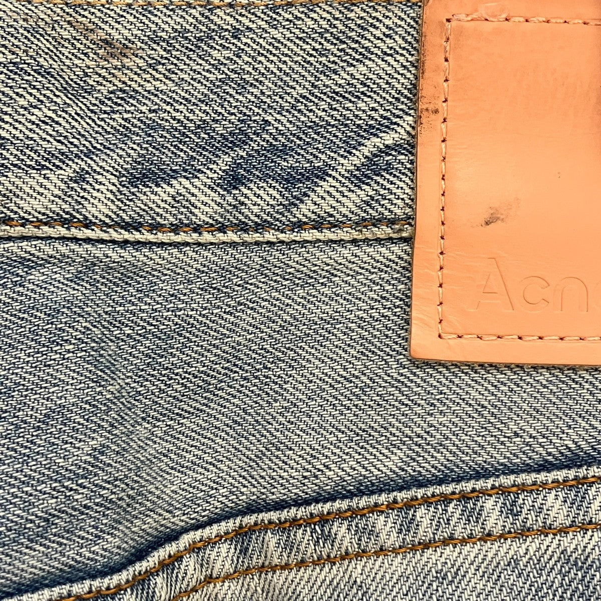 ACNE STUDIOS 2021M ルーズブーツカットジーンズデニムパンツB00230 古着・中古-6枚目のアイテム画像