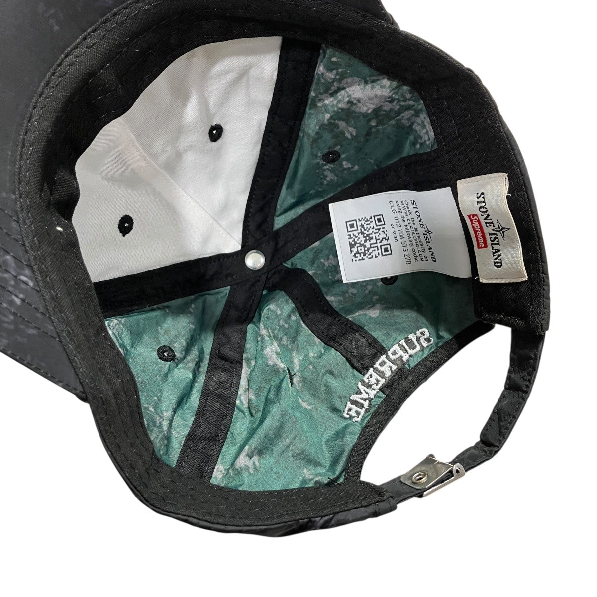 STONE ISLAND×Supreme Painted Camo Nylon 6-Panelキャップ7325903S9 古着・中古-7枚目のアイテム画像