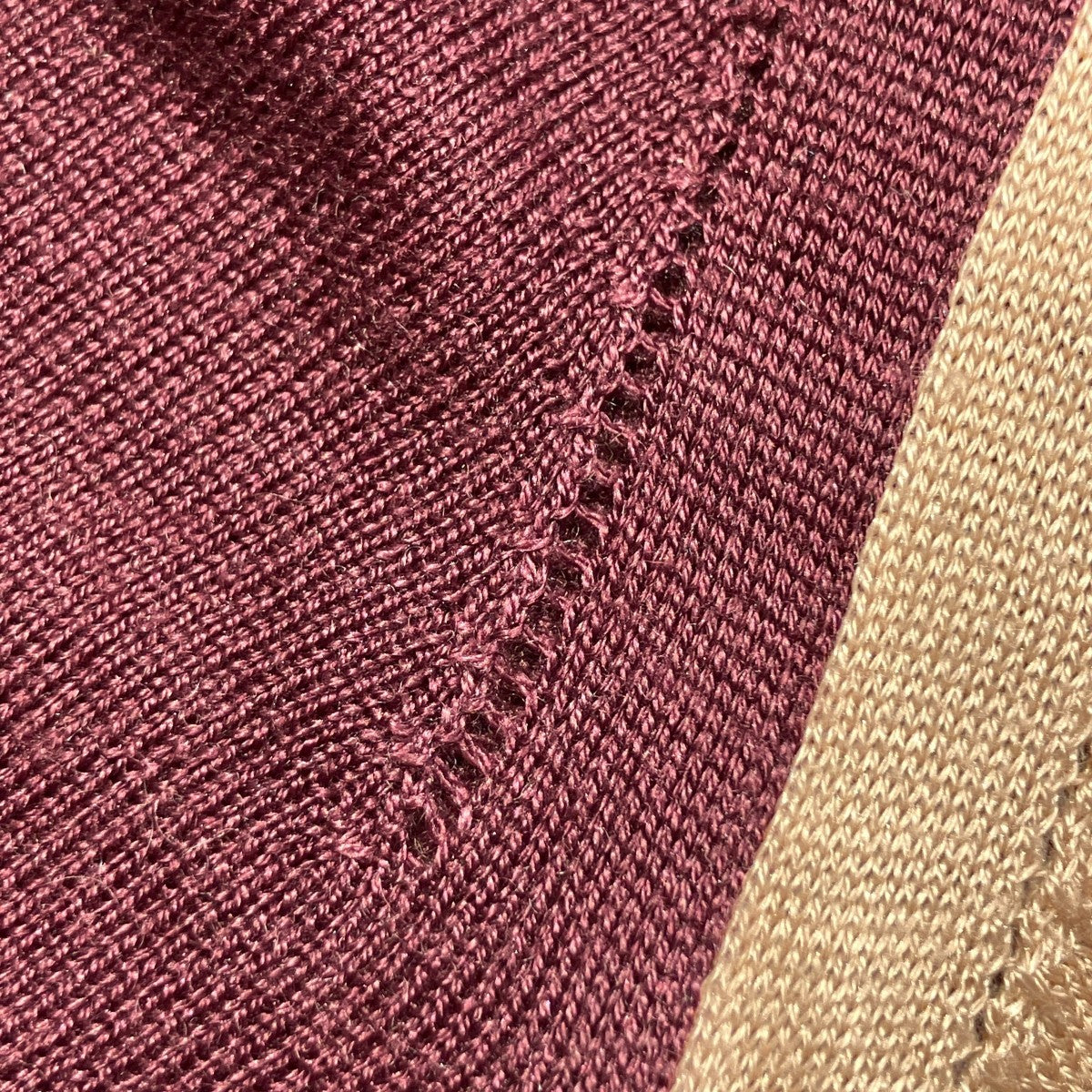 BURBERRY LONDON ENGLAND Buck Colorblock Silk Blend Sweater薄手ニット4073626 古着・中古-5枚目のアイテム画像