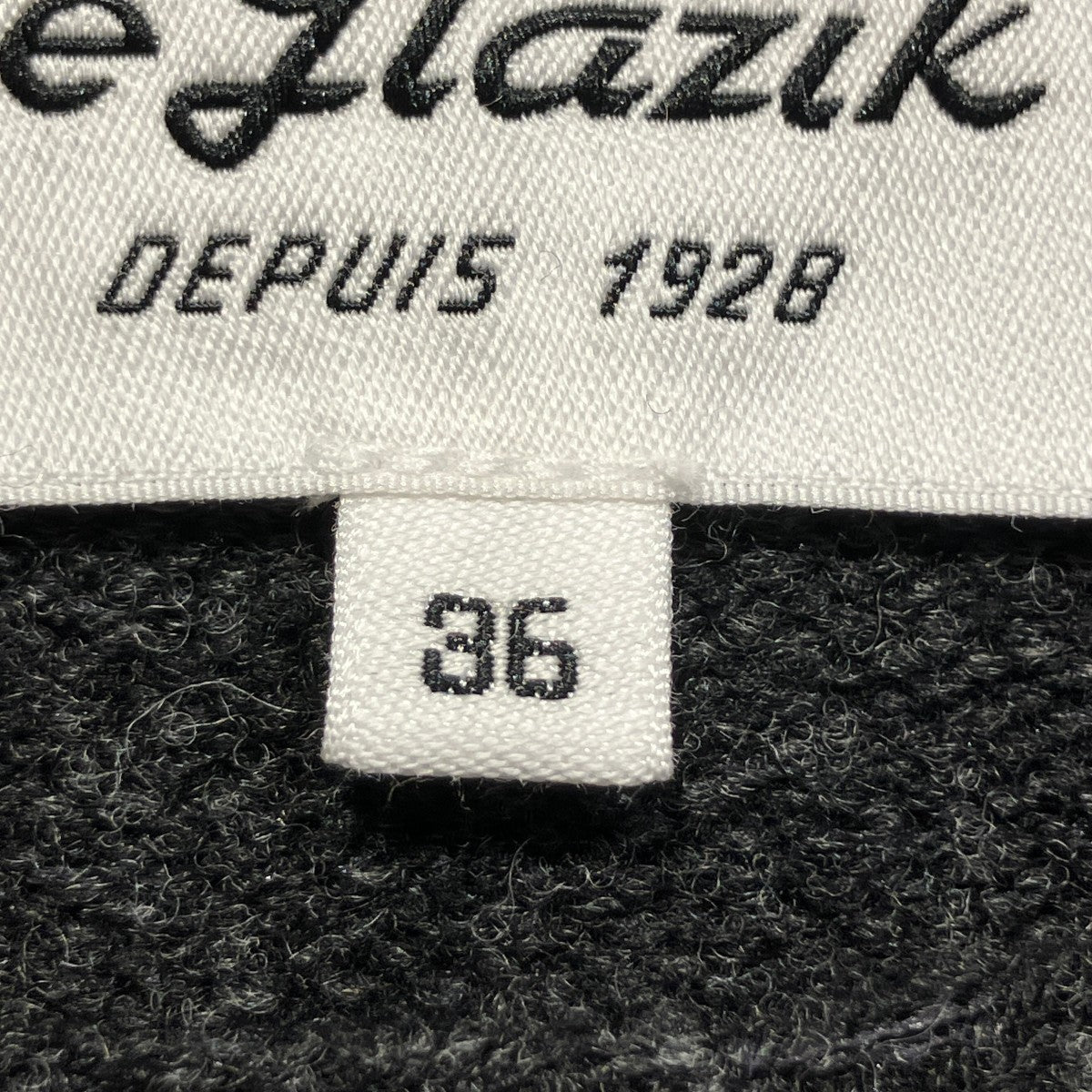 LE GLAZIK VNECK KNIT VESTニットベストLG-D0134 古着・中古-5枚目のアイテム画像