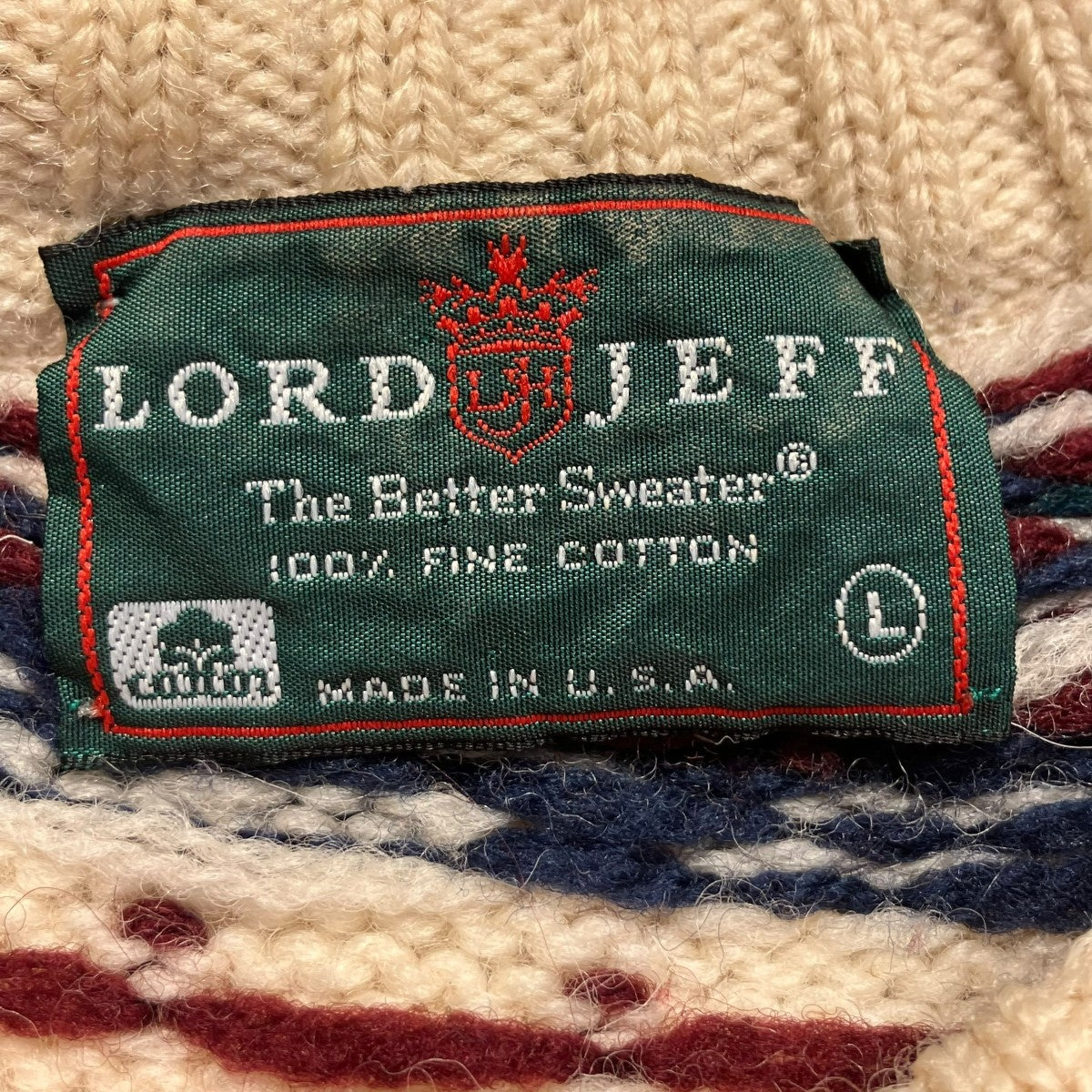 LORD JEFF USA製 90Sニット