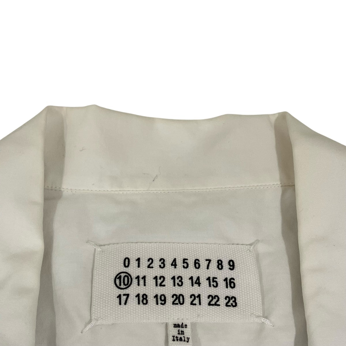 Maison Margiela 20AWPOLKA DOT DETAIL SHORT SLEEVE SHIRT半袖シャツS50DL0450 古着・中古-5枚目のアイテム画像