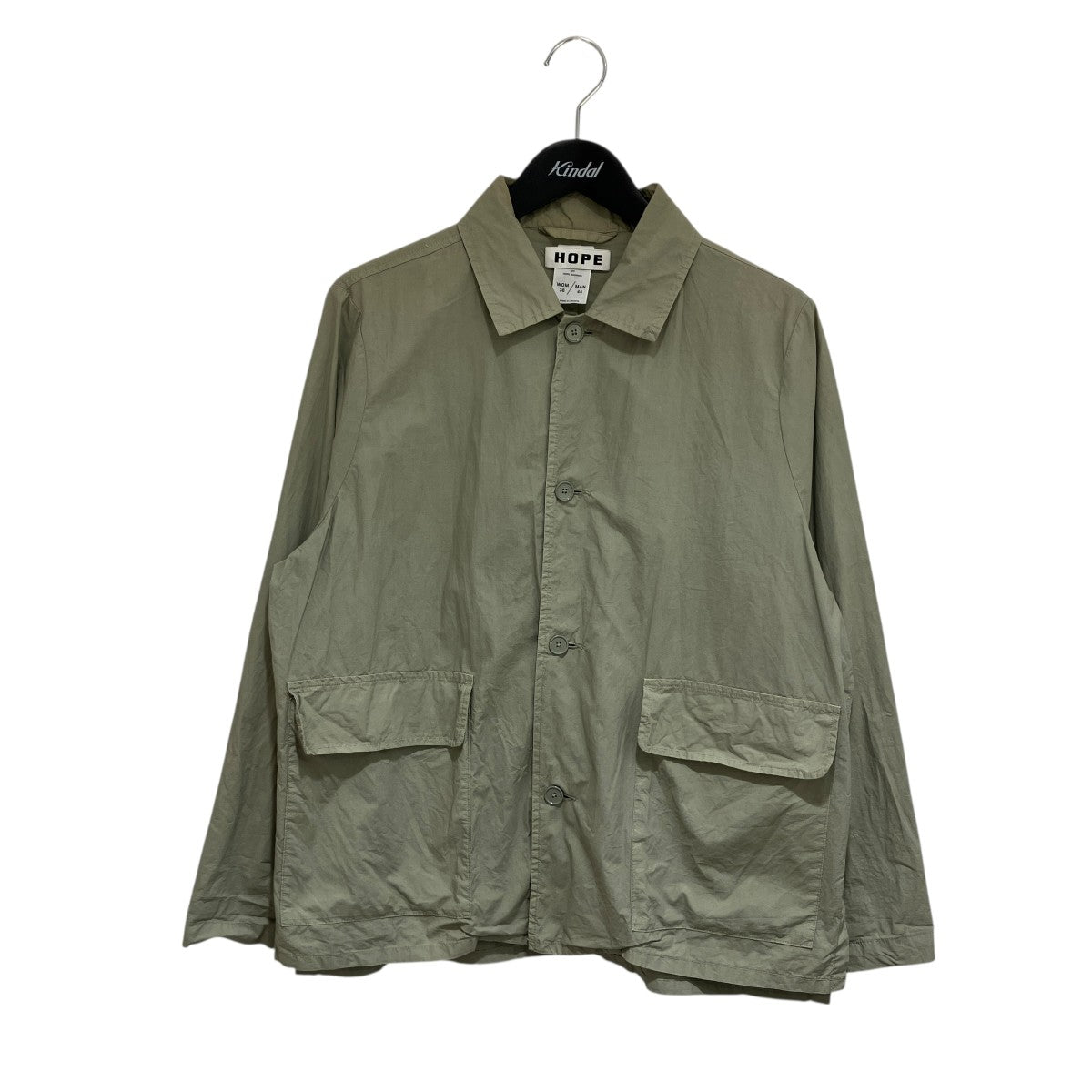 HOPE Hide Shirt長袖シャツ92 716 718 古着・中古-1枚目のアイテム画像
