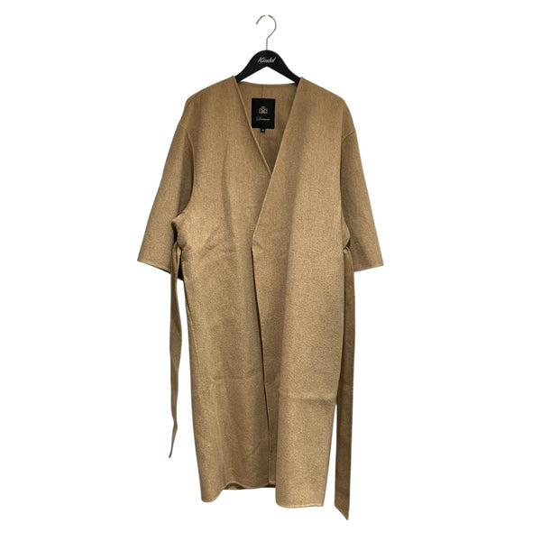 Drawer(ドゥロワー) ウールカシミヤメランジケヌキVネックコートステン