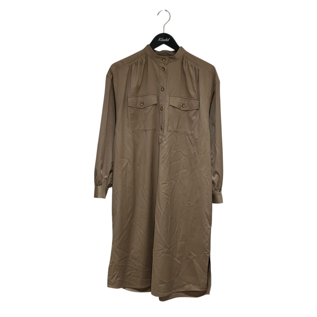 A．P．C． バンドカラー シャツワンピース23213-1-16711 古着・中古-1枚目のアイテム画像