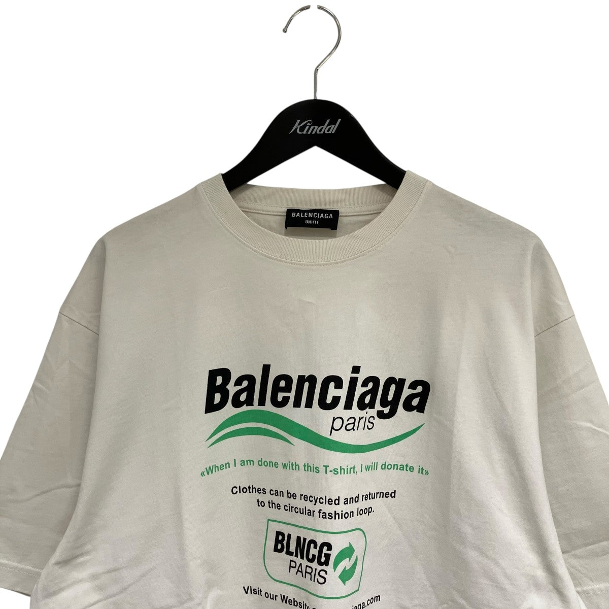 BALENCIAGA 21AWDRY CLEANING BOXY半袖Tシャツ651795 古着・中古-3枚目のアイテム画像