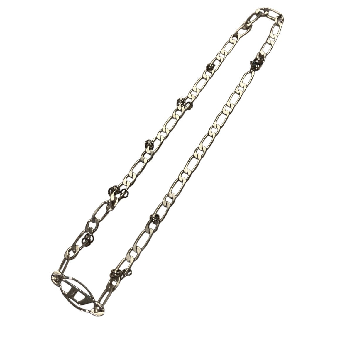 DIESEL Stainless Steel And Brass Chain NecklaceネックレスDX1600040 古着・中古-1枚目のアイテム画像