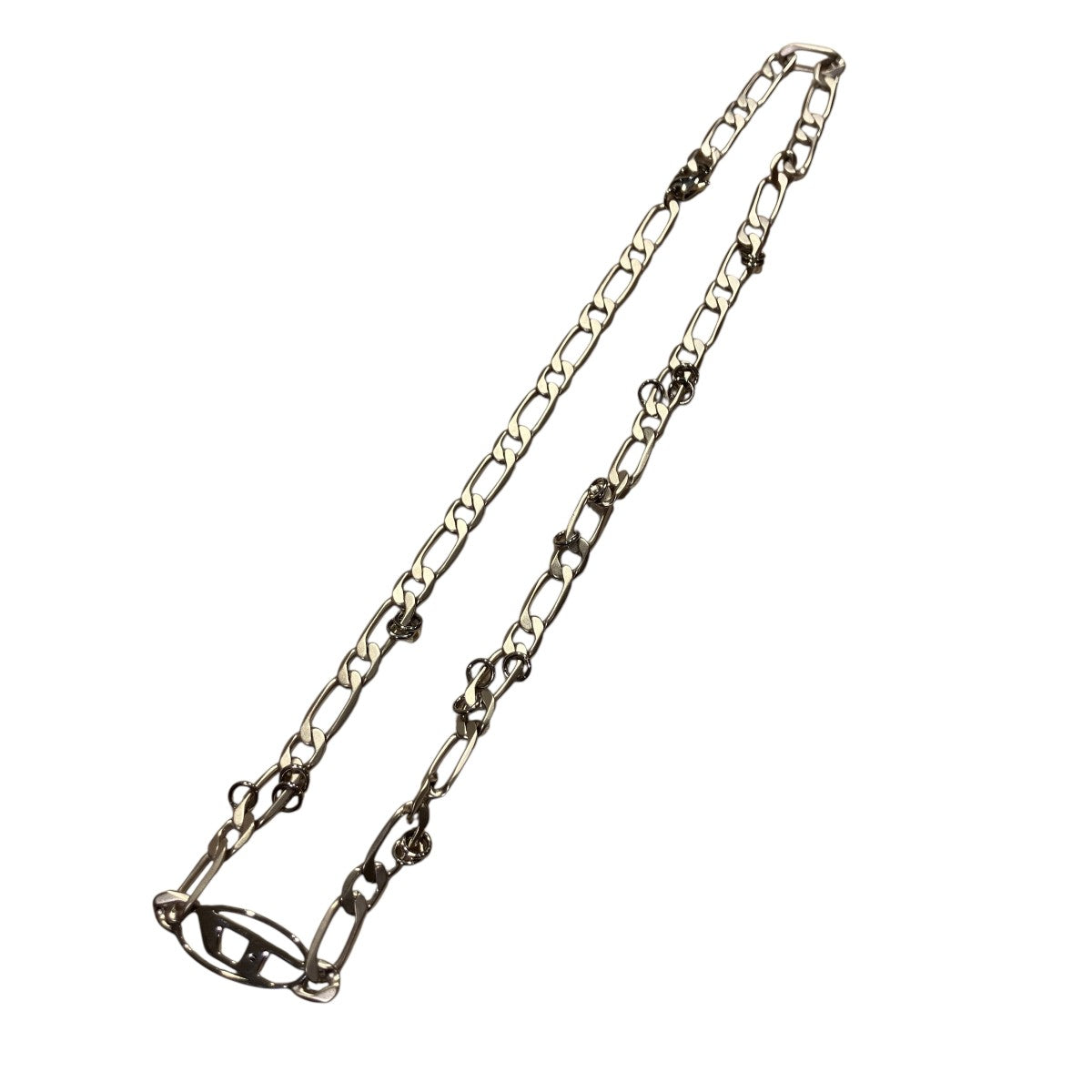 DIESEL Stainless Steel And Brass Chain NecklaceネックレスDX1600040 古着・中古-2枚目のアイテム画像