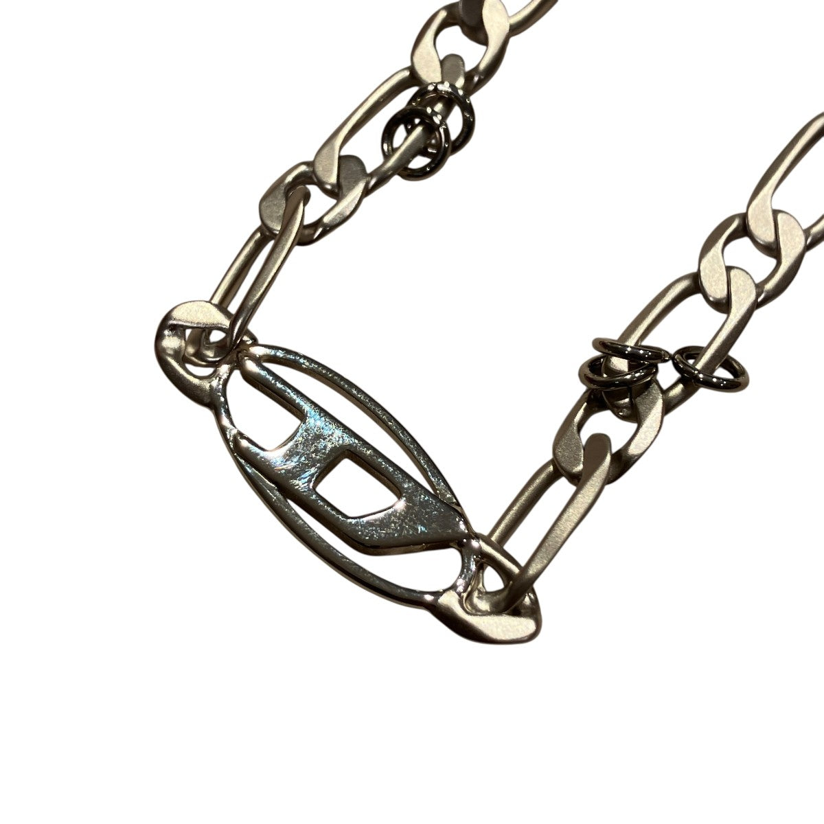 DIESEL Stainless Steel And Brass Chain NecklaceネックレスDX1600040 古着・中古-3枚目のアイテム画像