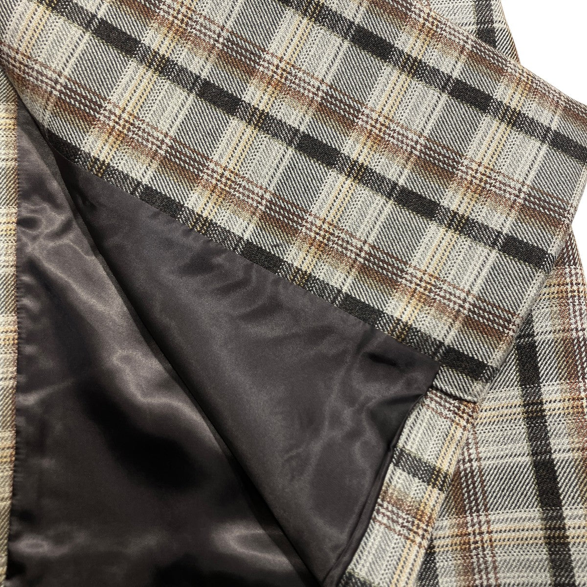 AURALEE(オーラリー) DOUBLE FACE CHECK SOUTIEN COLLAR COATコート