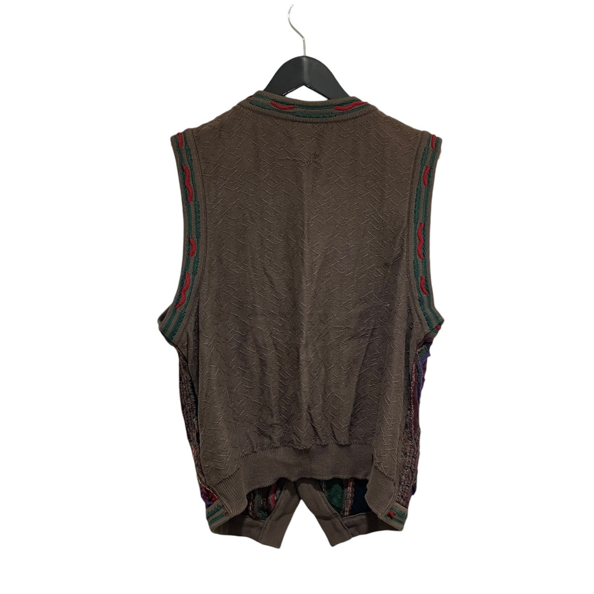 COOGI カシミヤ ベスト Lサイズ美品 アルカディアルカ arcadiarca カシミヤ100% Vネックベスト メンズ M