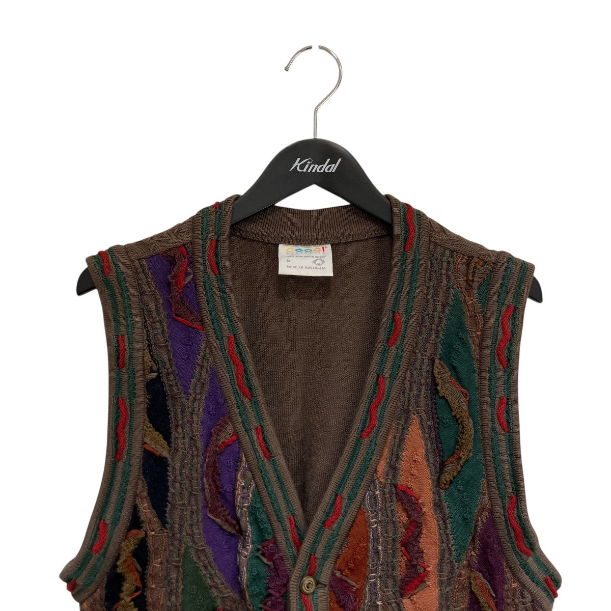 COOGI(クージー) オーストラリア製ニットベスト マルチ サイズ M