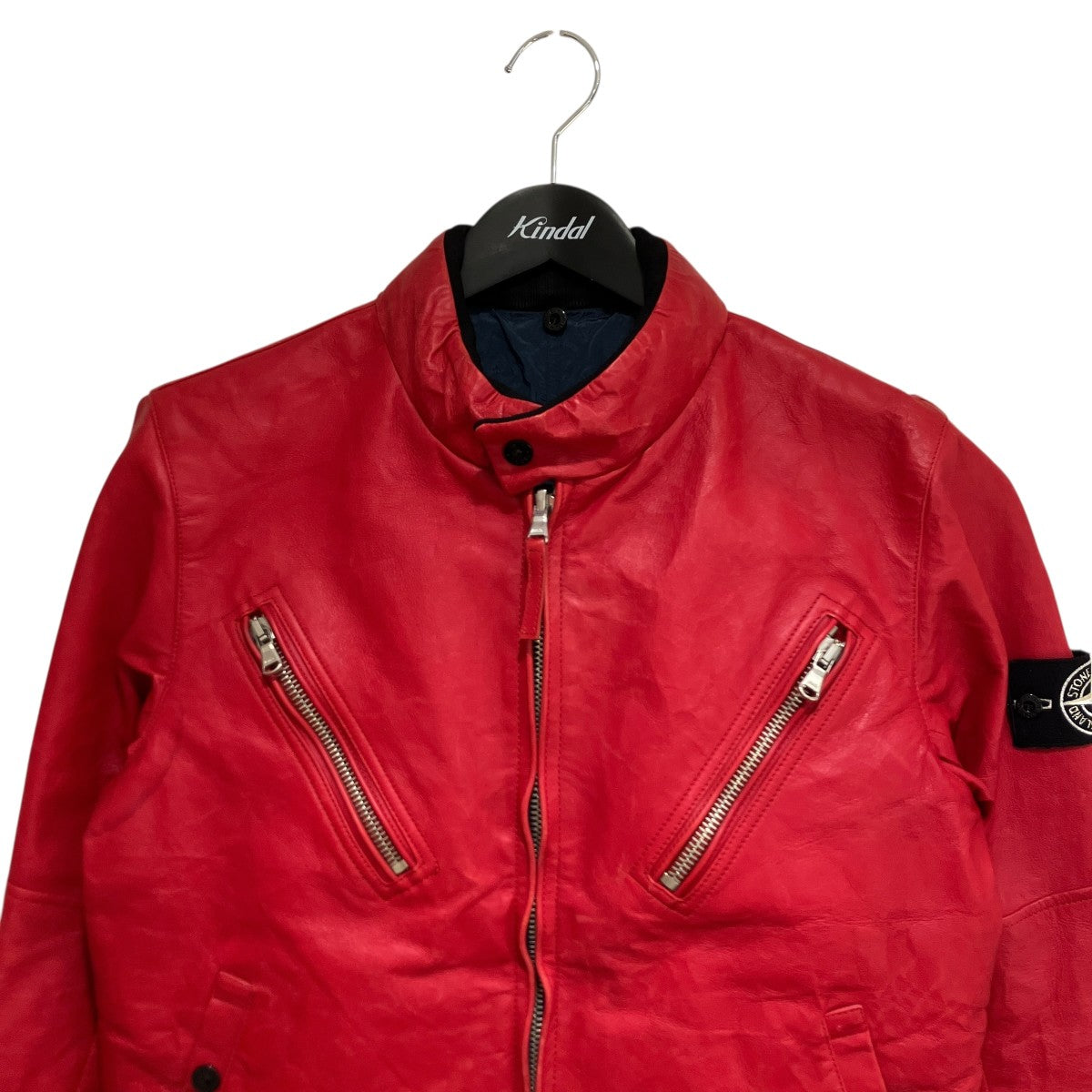 STONE ISLAND 10SSリバーシブルレザージャケット52150179 古着・中古-3枚目のアイテム画像