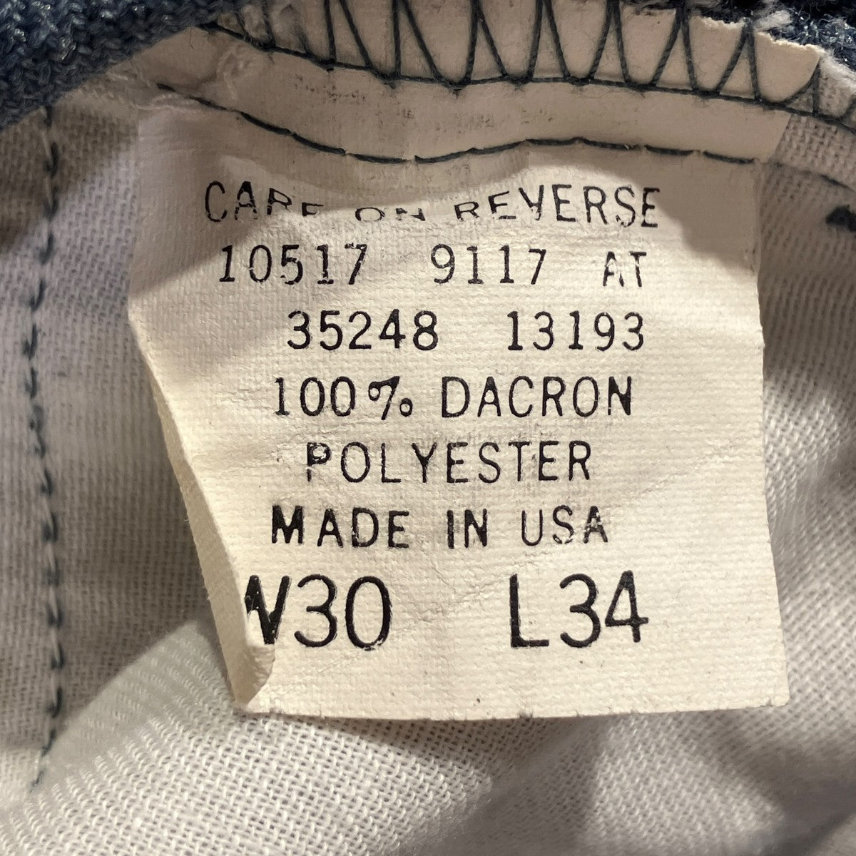 LEVI’S 90’S USA製 ブーツカットスラックス10517-9117 古着・中古-6枚目のアイテム画像