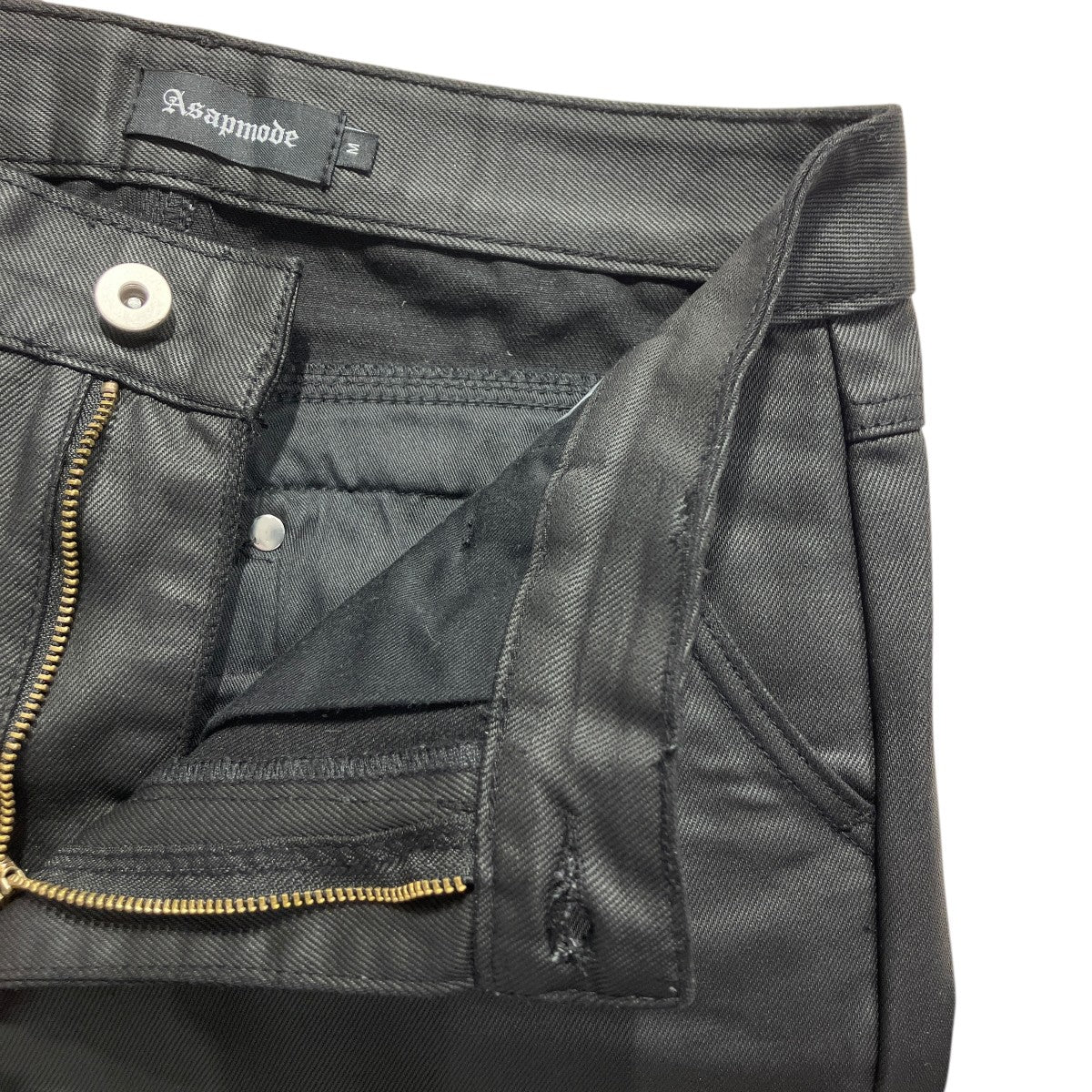 Asapmode(エイサップモード) Stacked Oil Coating Pantsパンツ